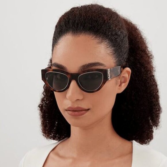 NEW SL M94 RIM 001 SAINT LAURENT SUNGLASSES WOMEN HAVANA  SLM94 SUNGLASSES main image 10